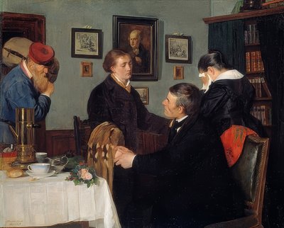 Farewell. 1878 by Harriet Backer