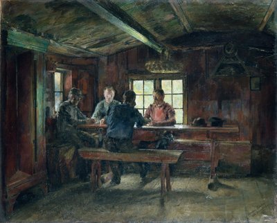 Card Players by Harriet Backer