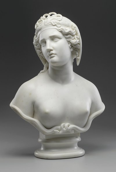 Medusa by Harriet Goodhue Hosmer