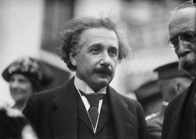 Albert Einstein, Washington, c.1922 by Harris & Ewing