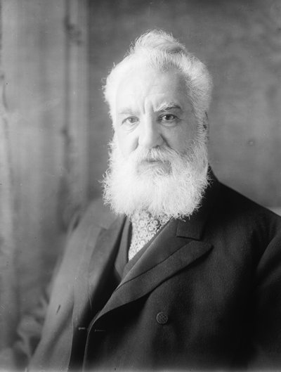 Alexander Graham Bell (1847-1922), c.1918 by Harris & Ewing