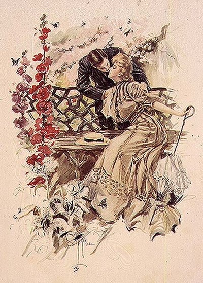 Gathering Honey by Harrison Fisher