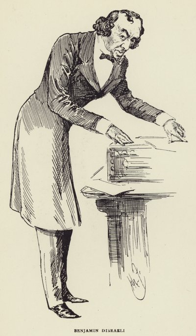 Benjamin Disraeli by Harry Furniss