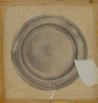 Pewter Plate by Harry Goodman