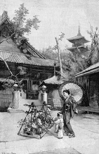 A Garden in Tokyo by Harry Humphrey Moore