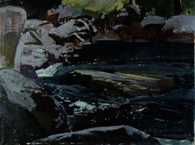 Flowing River by Harry Watson