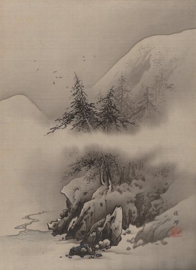 Snow Landscape by Hashimoto Gaho