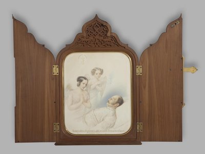 Emperor Nicholas I on the deathbed, 1855 by Hau