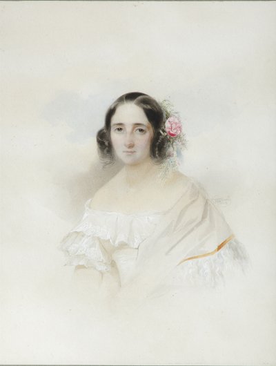 Portrait of Anna Alexeevna Olenina by Hau