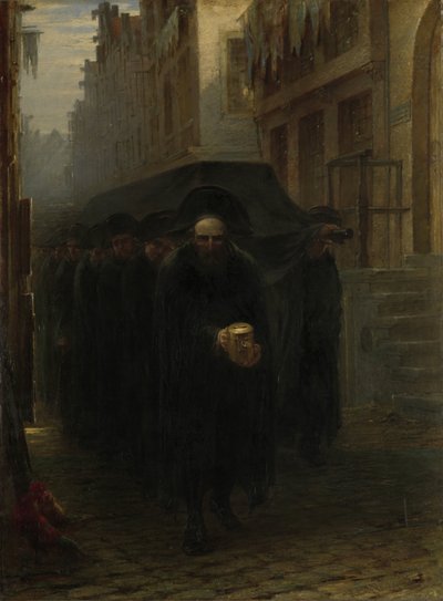 A Jewish Funeral by Hein Burgers