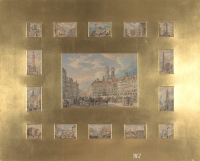 Fifteen Architectural Subjects: Views of Munich by Heinrich Adam