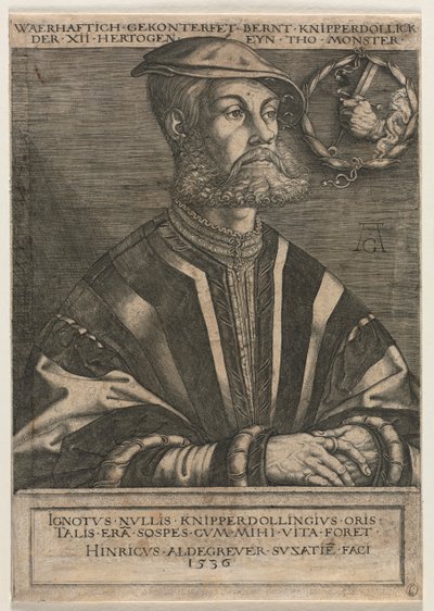Bernt Knipperdolling by Heinrich Aldegrever