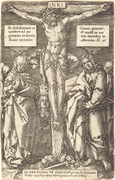 Christ on the Cross by Heinrich Aldegrever