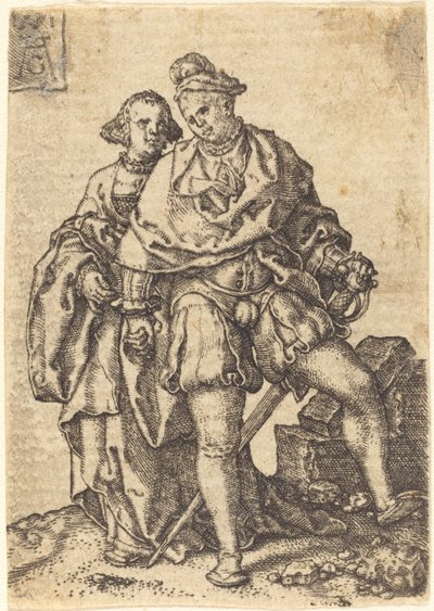 Dancing Couple by Heinrich Aldegrever