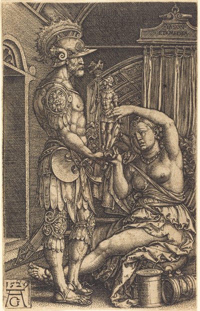 Jason and Medea by Heinrich Aldegrever