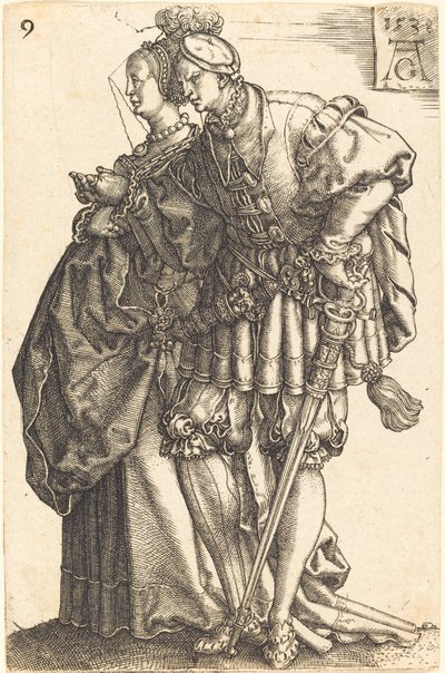 Large Wedding Dancers, 1538 by Heinrich Aldegrever