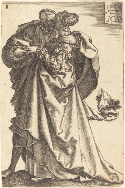 Large Wedding Dancers by Heinrich Aldegrever