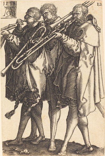 Large Wedding Dancers, 1538 by Heinrich Aldegrever