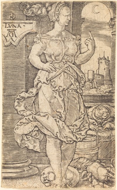Luna by Heinrich Aldegrever