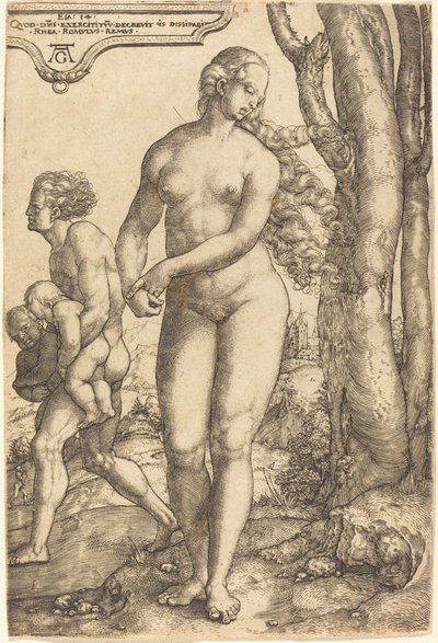 Rhea Silvia by Heinrich Aldegrever