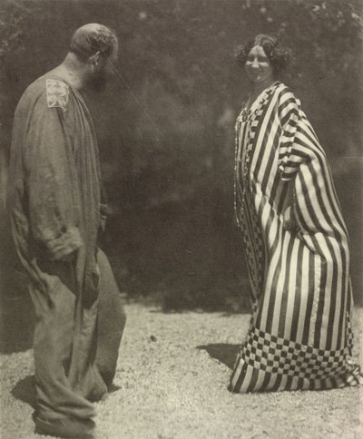 Gustav Klimt and Emilie Flöge, c. 1909 by Heinrich Böhler