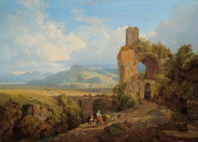Countryside Landscape by Heinrich Burkel