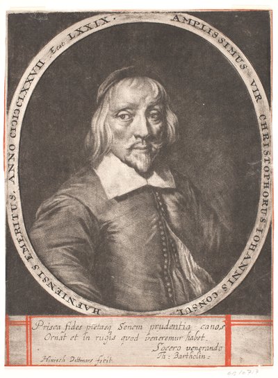 Mayor Christopher Hansen by Heinrich Dittmers