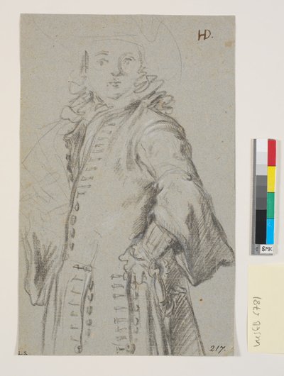 Study for a Male Portrait, 3/4 Figure by Heinrich Dittmers