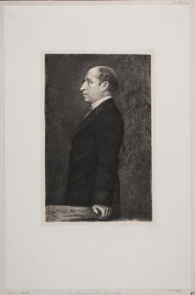 Karl Mantzius by Heinrich Dohm
