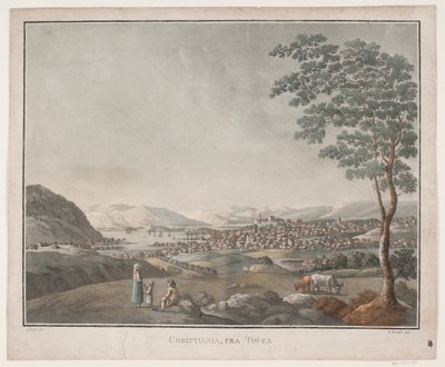 Christiania, from Tøyen by Heinrich Grosch