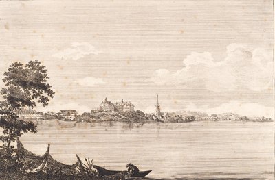 View of Plön by Niebel by Heinrich Grosch