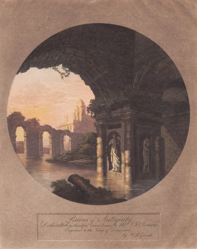 Ruins of Antiquity. Dedicated to Clemens by Heinrich Grosch