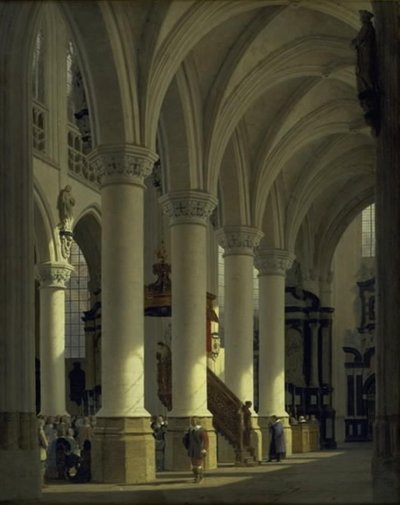 The Church of St. Sablon in Brussels by Heinrich Hansen