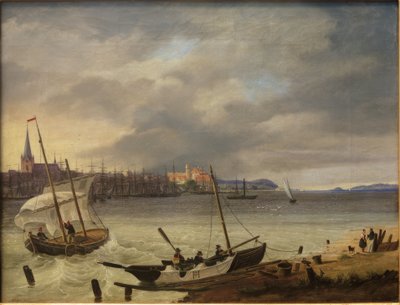 Kiel and the Kiel Fjord by Heinrich Hintze