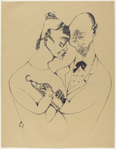 The Married Couple by Heinrich Hoerle