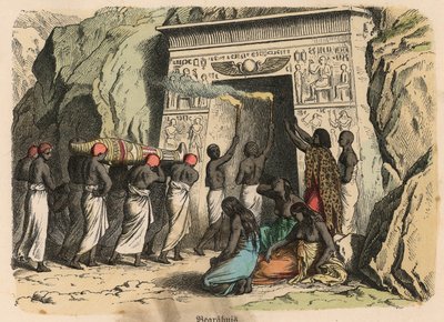 Ancient Egypt: Ritual Funeral Ceremony by Heinrich Leutemann