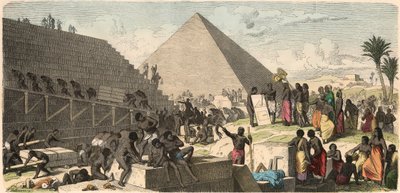 Ancient Egypt: Build the Pyramids, 1866 by Heinrich Leutemann