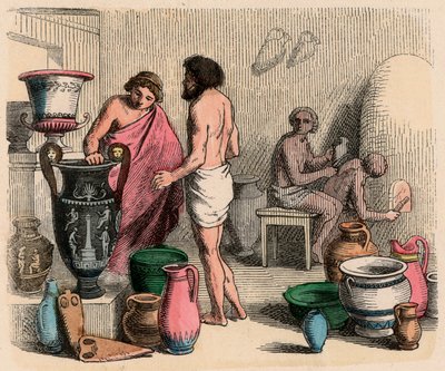 Ancient Greece: Pottery by Heinrich Leutemann