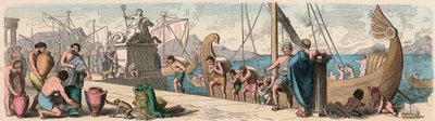 Ancient Greece: Trade by Sea by Heinrich Leutemann