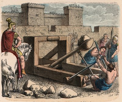 Ancient Rome: Weaponry, Catapult by Heinrich Leutemann