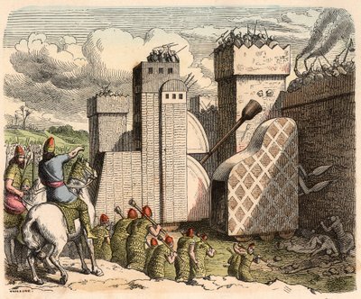 Mesopotamia, Assyria: Storming a Fortress by Heinrich Leutemann