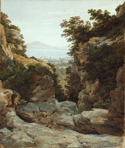 Italian Landscape by Heinrich Reinhold