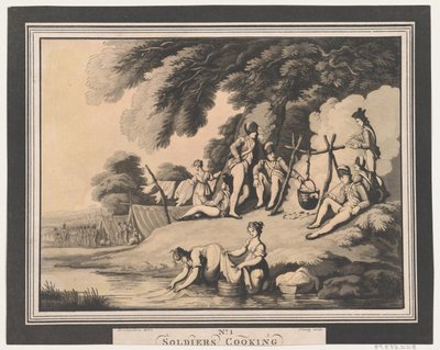 Soldiers Cooking, April 1, 1798 by Heinrich Schutz