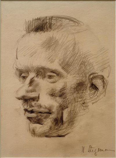 Portrait of Wilhelm Werner, circa 1926 by Heinrich Stegemann
