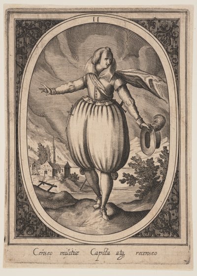 Plate 11 from Military Figures by Heinrich Ulrich