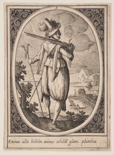 Plate 9 from Military Figures by Heinrich Ulrich