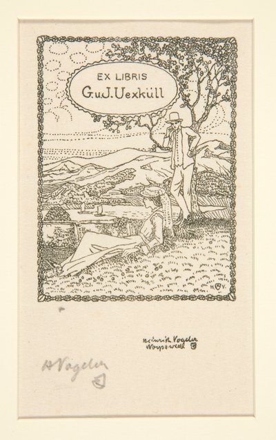 Bookplates by Heinrich Vogeler