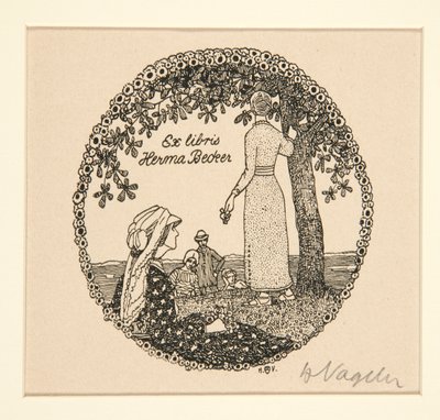Bookplates by Heinrich Vogeler