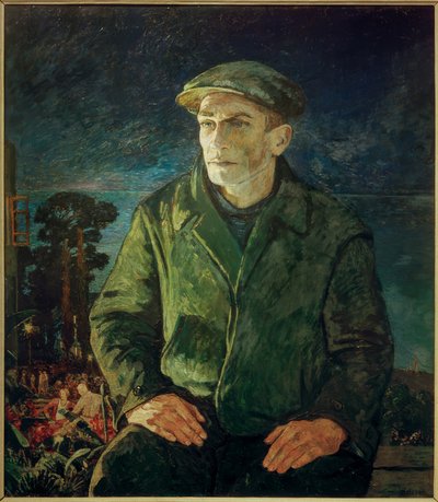 German Stakhanovite in a Sanatorium in Sochi by Heinrich Vogeler
