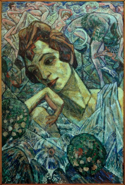 Portrait of the Dancer Marna Glahn by Heinrich Vogeler